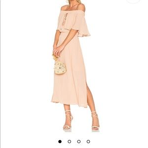 Revolve Midi Off the Shoulder dress